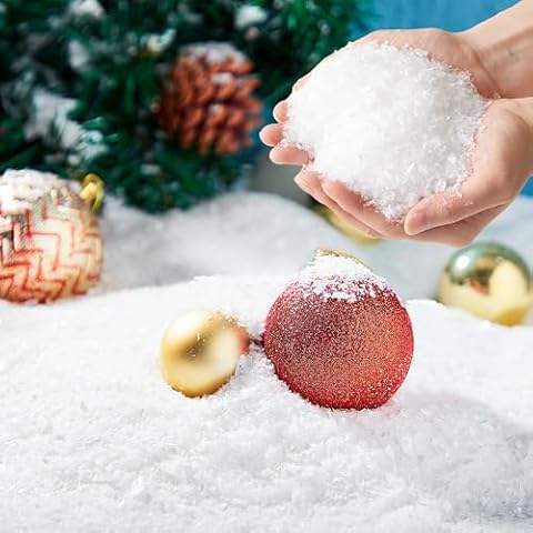 JOYIN 2 Pack Artificial Dry Snowflakes Cover