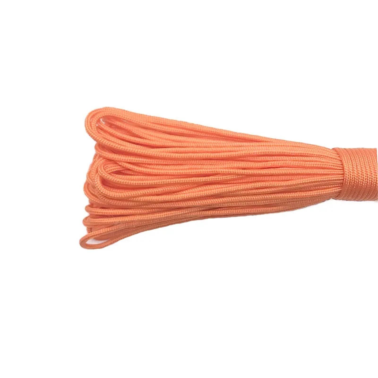 Paracord 100M Dia 2mm One Stand Cores Paracord For Survival Parachute Cord Lanyard Camping Climbing Rope Hiking Jewelry Making(Orange,50FT)