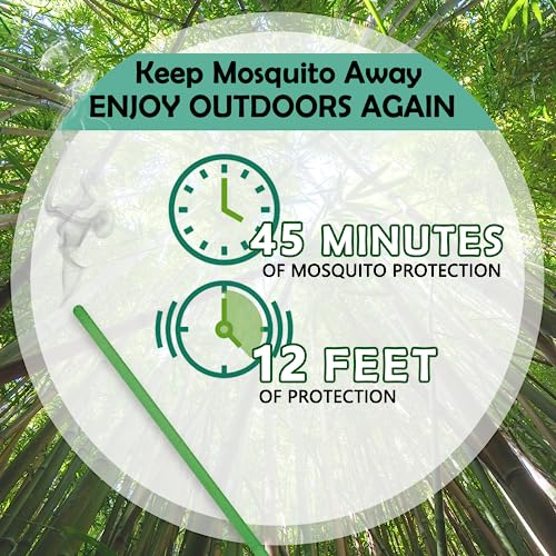 70 Pcs Citronella Mosquito Repellent Incense Sticks, Deet Free Mosquito Barrier for Patio, Camping, Fishing