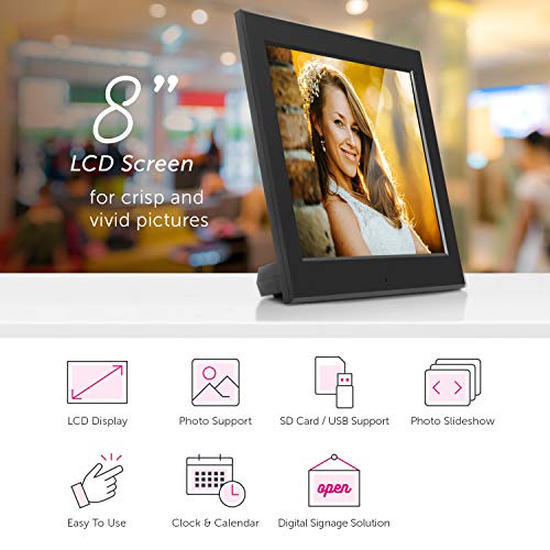 Image of 8 inch inch Slim Digital Photo Frame