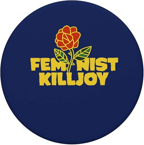 Miniatura 3 de Feminist Killjoy diseño retro de los años 70 feminista  PopSockets agarre y soporte para teléfonos y tabletas