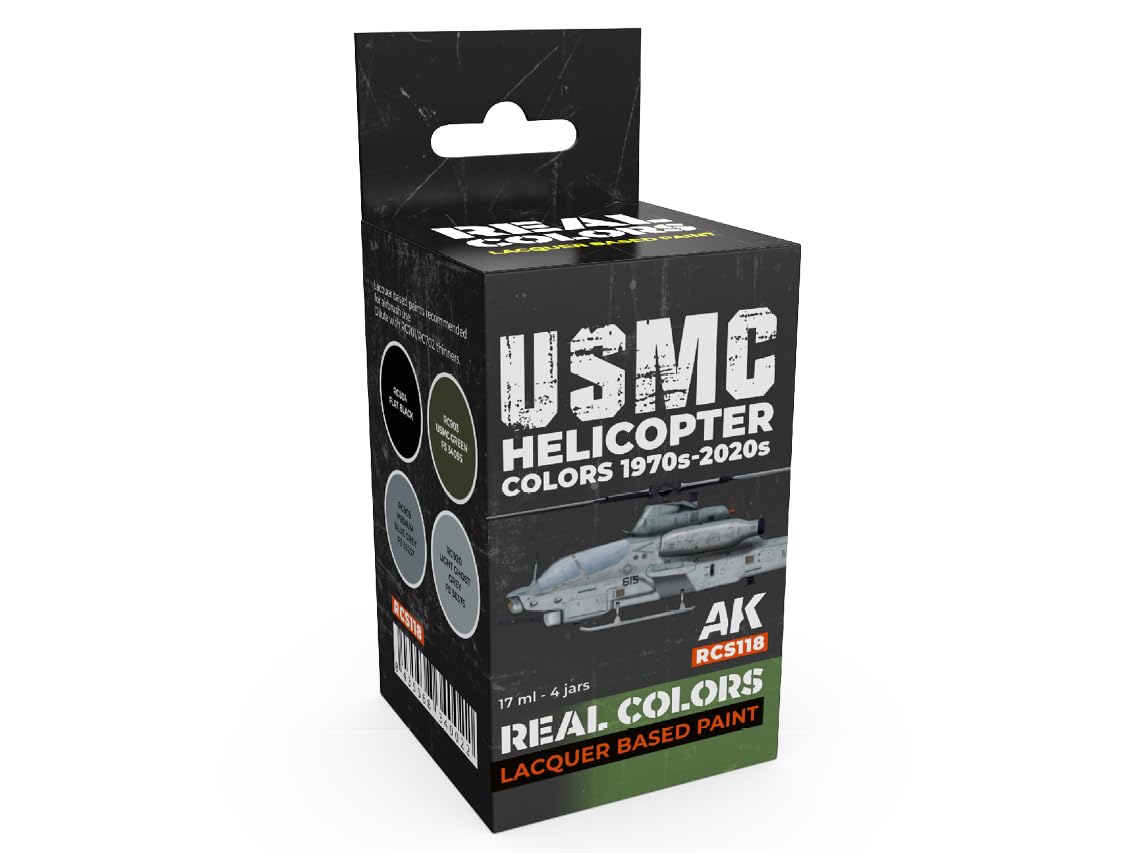 USMC Helicopter Colors 1970s AK Real Colors RCS118 peinture aérographe