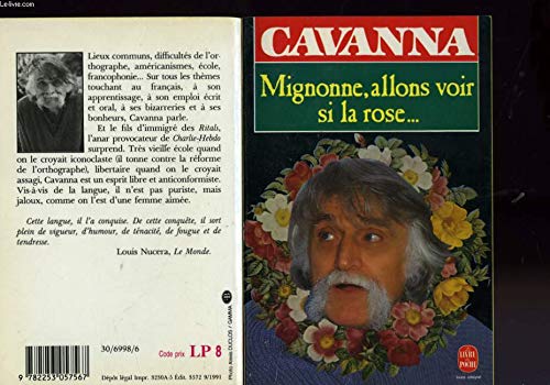 Amazon.fr - "Mignonne, allons voir si la rose" - CAVANNA - Livres