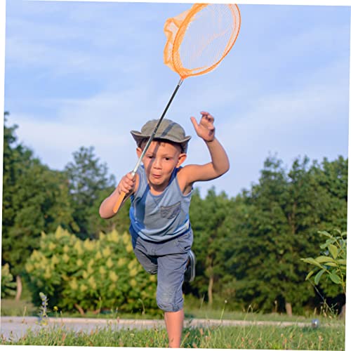 Tendycoco Fishing Nets 2 Sets Telescopic Fishing Net Kids Toys Bait Net Telescopic Catching Tools Netting Outdoor Child Fishing Net, Stainless Steel, Plastic Small Nets #TOP1