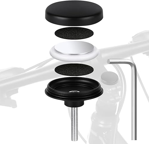 Miniatura 8 de Timbre de bicicleta antirrobo seguro para Apple AirTag, anillo de bicicleta accesorios de bicicleta con sonido fuerte para mango de bicicleta de