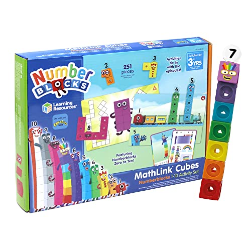 Learning-Resources-LSP0949-UK-MathLink-Cubes-Numberblocks-1-10-Activity-Set-Early-Years-Maths-Learning-Build-Learn-Play-in-The-Classroom-at-Home275-x-213-x-32-centimeters