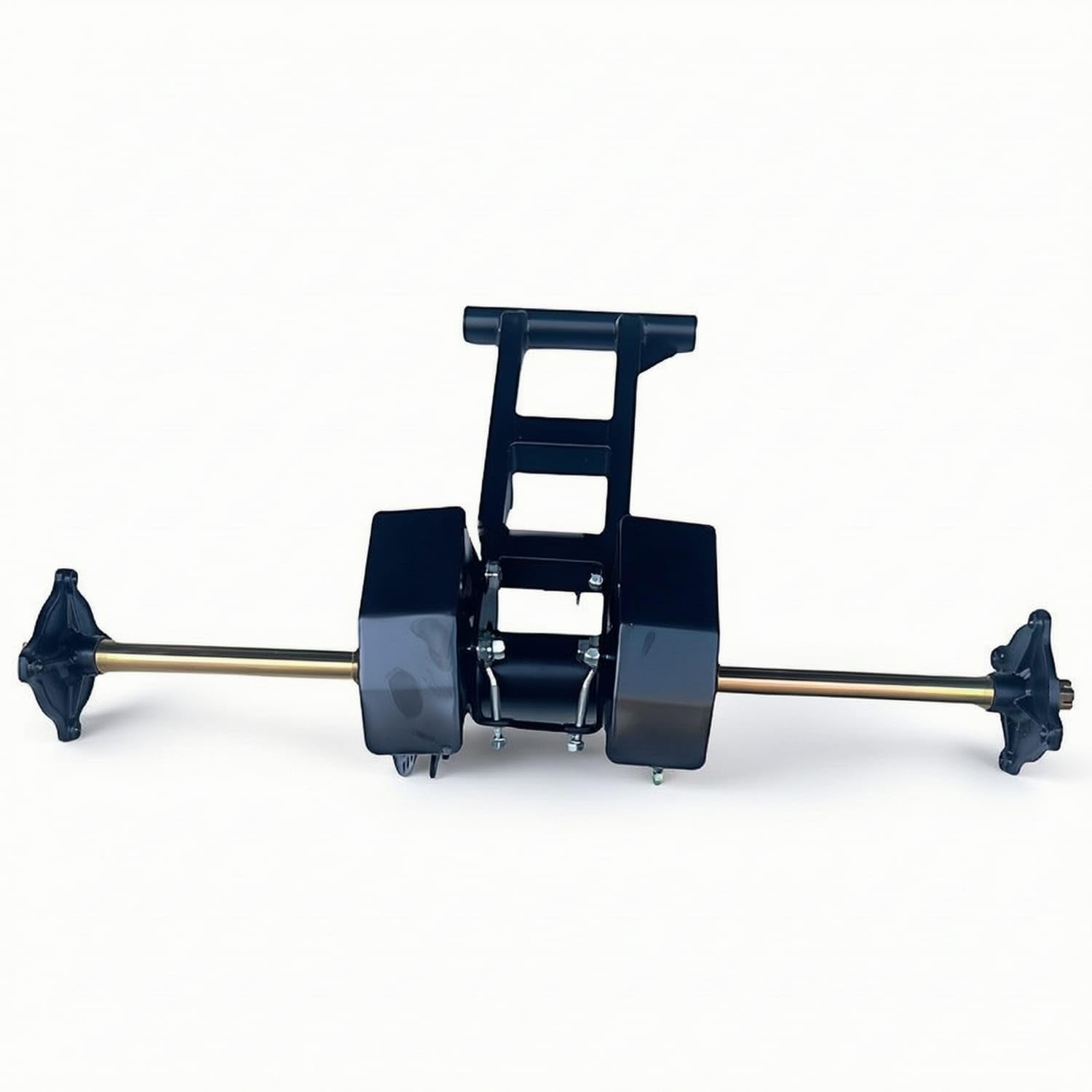 Black Rear Axle with Brackets Metal Rear Axle Assembly Heat Treated Heavy-Duty for DIY Builders, Hobbyists, Trike, Go-Kart, Off-Road Vehicle, Rear Axle 710MM|Axles Motors-image-11