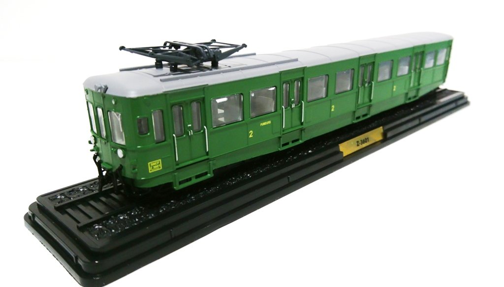 Atlas Train SNCF Automotrice + remorque 1:87 de 1938 Ho 1/87 (Réf 14-15)