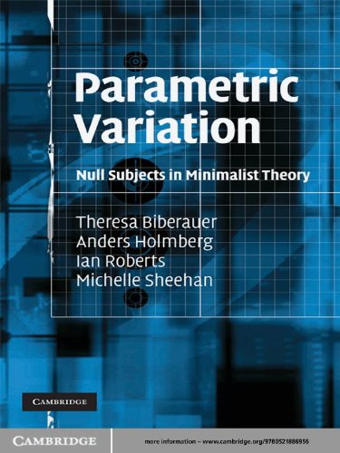 Amazon | Parametric Variation: Null Subjects in Minimalist Theory ...