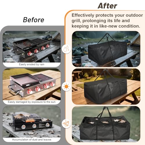 Kingling Universal Grill Carry Bag for Blackstone 1860/GD4002T Gas Grill by Kingling - Used condition - Image 4