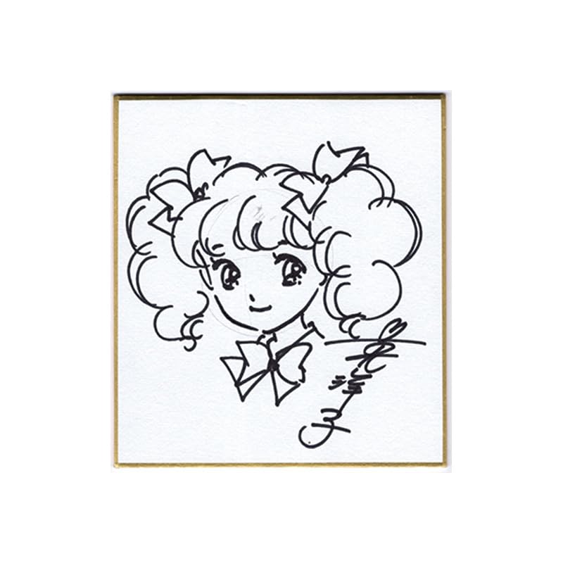 証拠写真あり】レディ!! 漫画家 英洋子 直筆サイン入り手描き色紙 証拠写真あり】レディ!! 漫画家 英洋子 直筆サイン入り手描き色紙