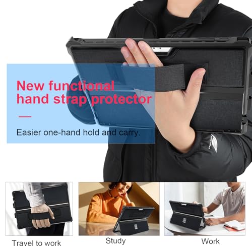 Étui Surface Pro anti-chute pour éviter les bris d'écran de 12,3"