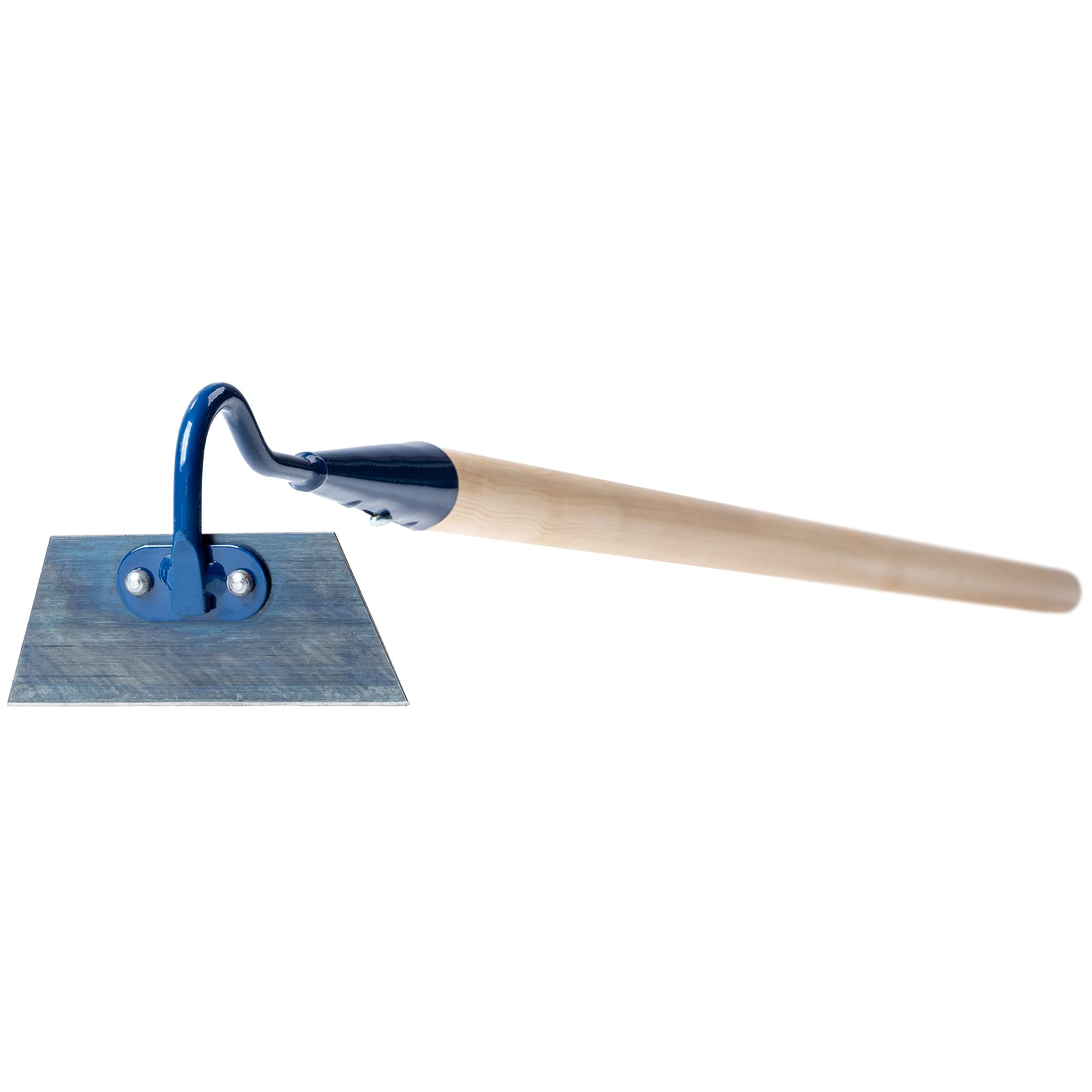 KADAX Garden Hoe Fatta di Metallo, Legno con Un Gambo Fatto di Legno, Erba allentarsi, ventilare e diserbo Pavimento, Accessori Rimuovere Le (W: 12 cm, Forma trapezoile)