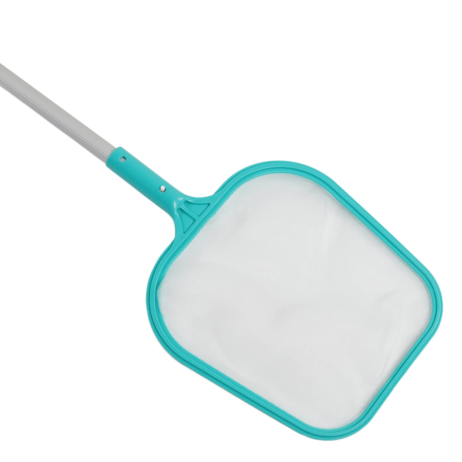 Épuisette de Piscine, Manche télescopique, râteau à Feuilles Vertes en Nylon et Plastique, Outil de Nettoyage pour, Spa, Fontaine, piscines et s