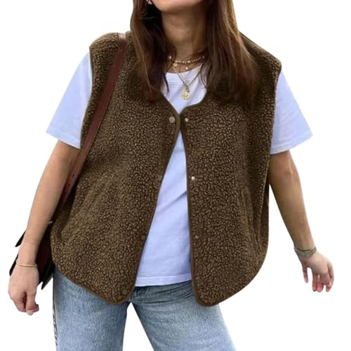 Chaleco de forro polar de mujer para evitar el frio