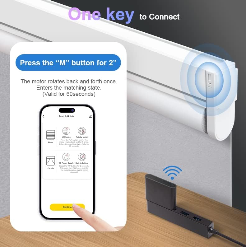 Close-up of the Smart Bridge M500 USB plug