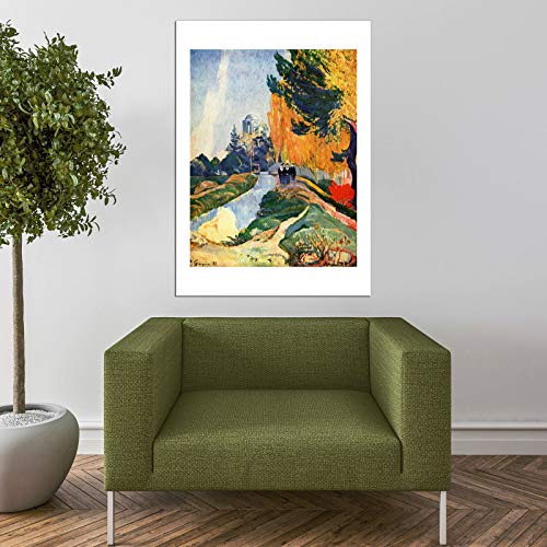 Décoration murale Paul Gauguin Chemin coloré grand format papier mat