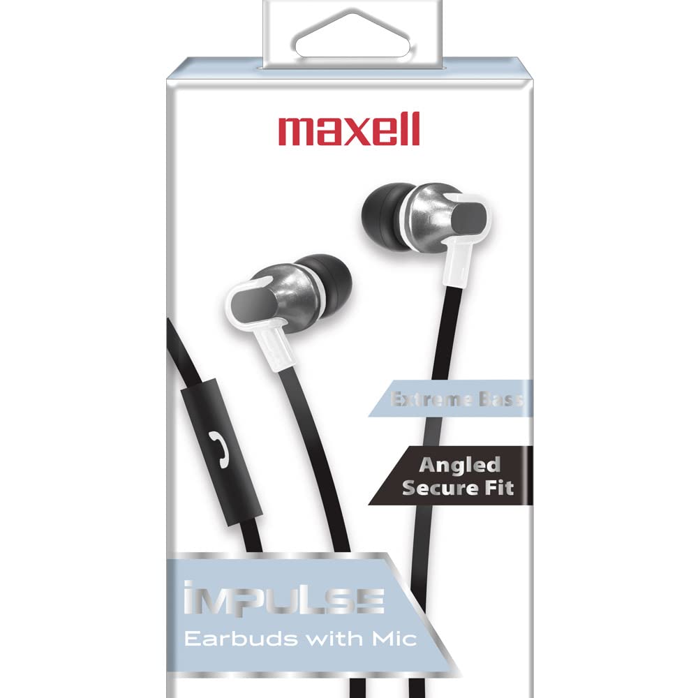 Microphone Maxell Mega Trio Earbuds Maxell Best Dual Driver