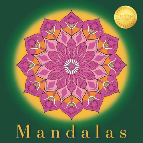 Image of Mandalas (2026) Deluxe - A Relaxing Coloring Book for Stress Relief: 100 Coloring Pages
