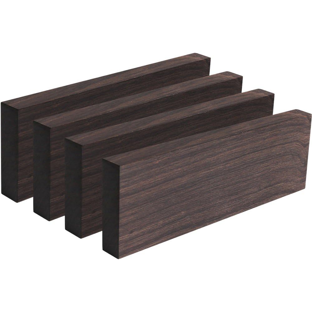 Madera de ébano en bruto para luthier con placas de madera para instrumentos