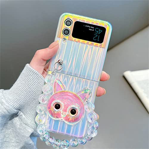 Coque Antichoc Samsung Z Flip 4 Transparente Anti Chute avec Anse Laser