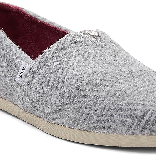 Image of TOMS Women's Alpargata CloudBound Espadrille Loafer Flat, Shadow Brushed Herringbone, 7