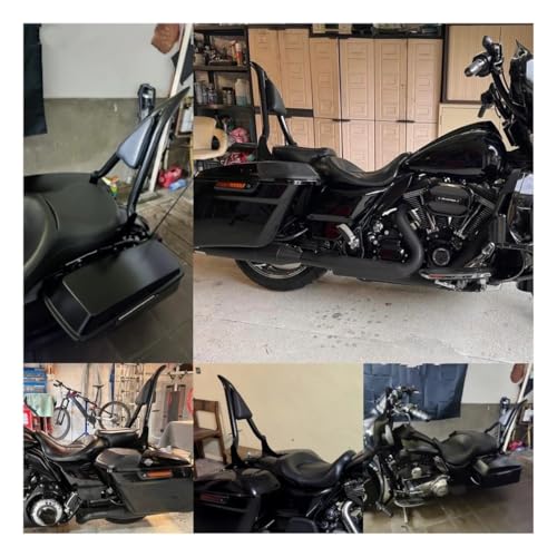 Dossier passager arrière détachable noir pour Electra Glide 2009-2023