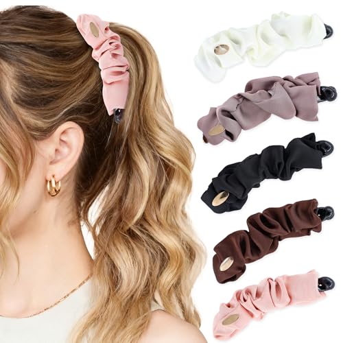 Zimocepuz Clip de Banana para el Cabello, Pinza de Banana para Mujeres, Pinza de Cabello con Agarre Antideslizante para Cabello Fino y Medio