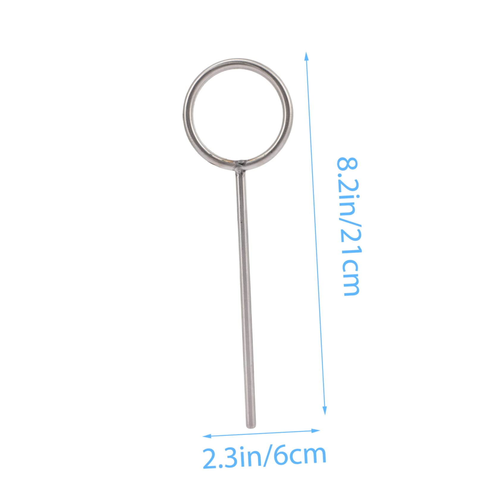 HOMOCONO Stainless Steel Support Ring Lab Closed Ring Lab Retort Support Lab Cell Extension Ring Heavy Duty Laboratory Stands Kickstand Retort Ring Support Ring Holders Funnel Ring Silver