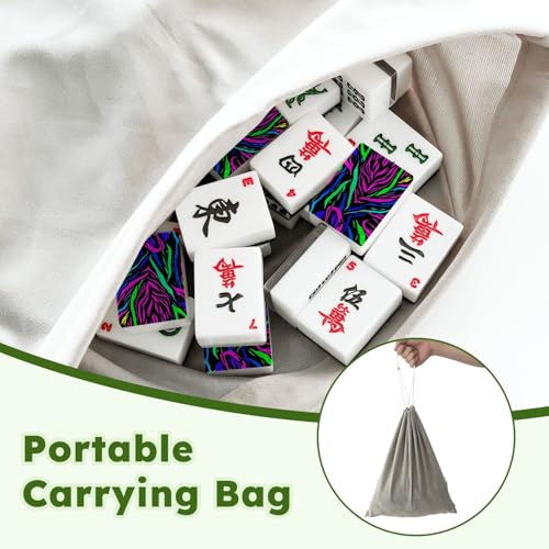 Juego de Mesa American Mahjong Set de 166 Fichas Acrílicas miniatura 5