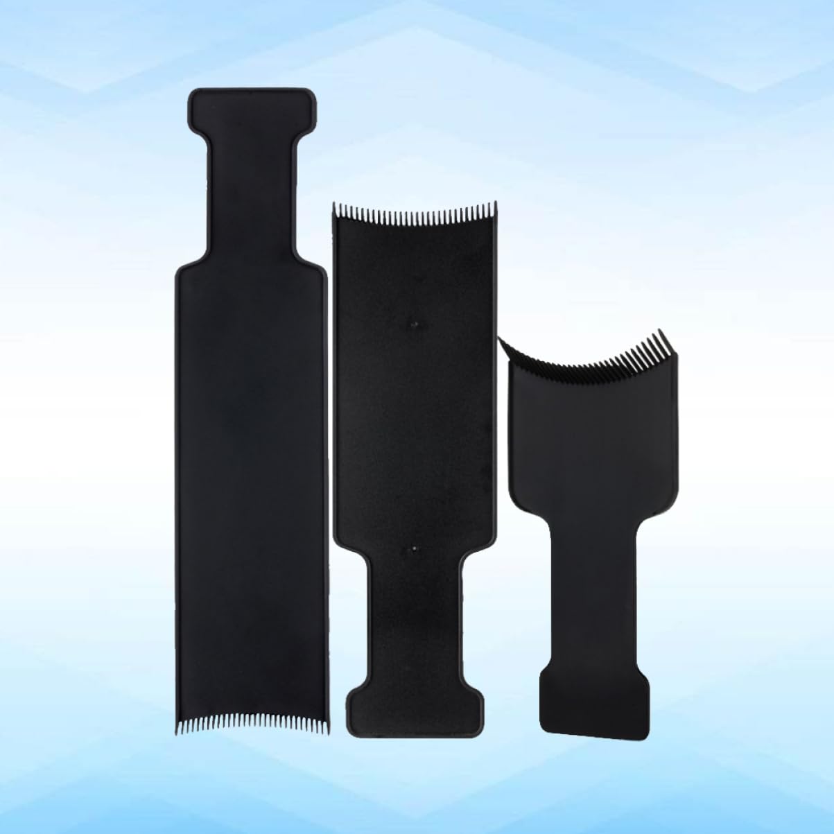 Gogogmee 3pcs Professional Hair Coloring Comb Set Hair Brush Boards for Salon Hairdressing Tint Combs Long Board Dyeing