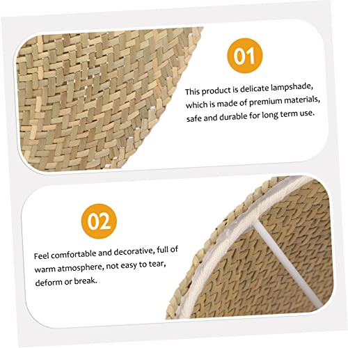 Betooky Lampshade Seagrass Lamp Shade Lamp Shades For Table Lamps Rattan Chandelier Small Lamp Shades For Table Lamps Light Cover Rattan Lamp Shade Small Rattan Table Lamp Shade Lamp Cover #TOP7