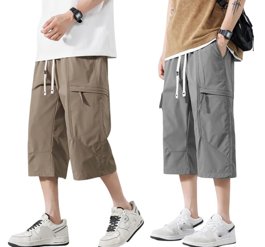 Image of Lymio Men Casual Shorts || Men Cargo Shorts Cotton || Available in Combo Pack of 2 (Shorts-42-45)