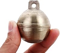 Vista 4 de Leadigol 3 campanas de cobre de pastoreo de caballo, vaca, campanas de cobre, campanas de bronce con sonido fuerte de cobre, campanas de cobre