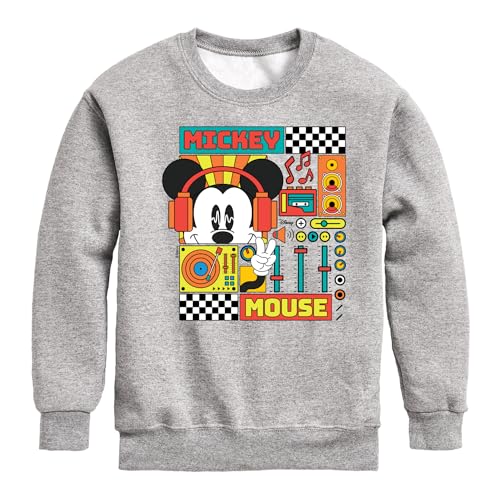 Disney - Mickey Mouse Rhythm Waves - Toddler & Youth Crewneck Fleece Sweatshirt