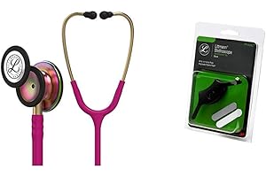 Littmann Classic III Monitoring Stethoscope in a Vibrant Raspberry Hue