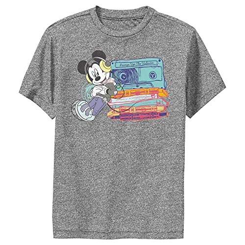 T-shirt de sport Mickey Disney gris pour adolescent en taille XL