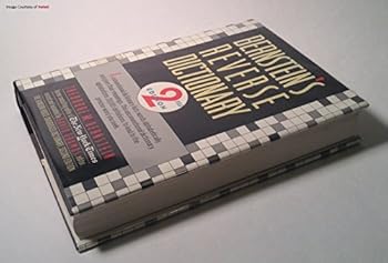 Hardcover Bernstein's Reverse Dictionary Book