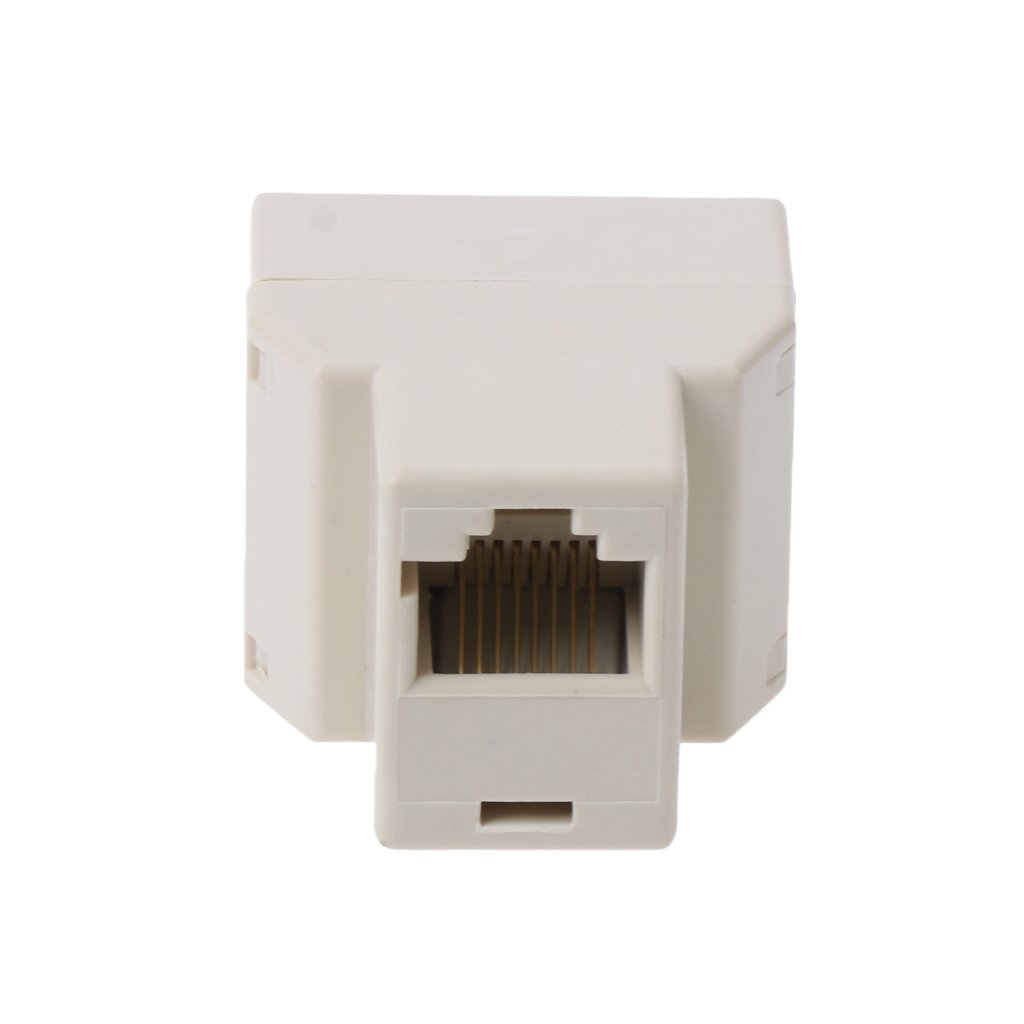 Maxtonser RJ45 CAT5 CAT5E Ethernet 1to2 Connector Adapter