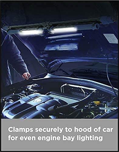 NextLED NTEF-2220LF-UV Rechargeable LED Underhood Work Light, 2000 Lumen, 8000 mAh Battery, UV Light, Cordless Mechanic Under Hood Light Bar, Detachable 2 Lights in 1, Car Detailing/Mechanics Light