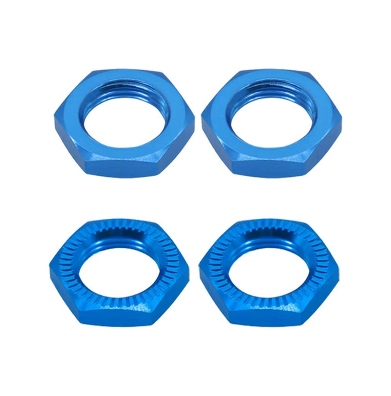 Écrous De Roue En Alliage D'aluminium Pour Voiture RC 1/8 – Filetage M12, Clé 17 Mm – Argenté – Améliore L'adhérence Et Le Réalisme