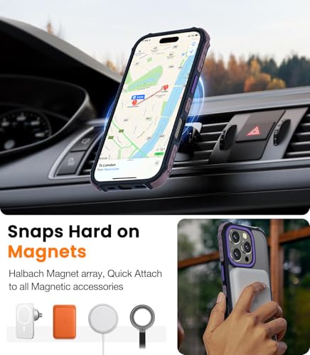 Coque iPhone 16 Pro premium translucide mate DEERLAMN