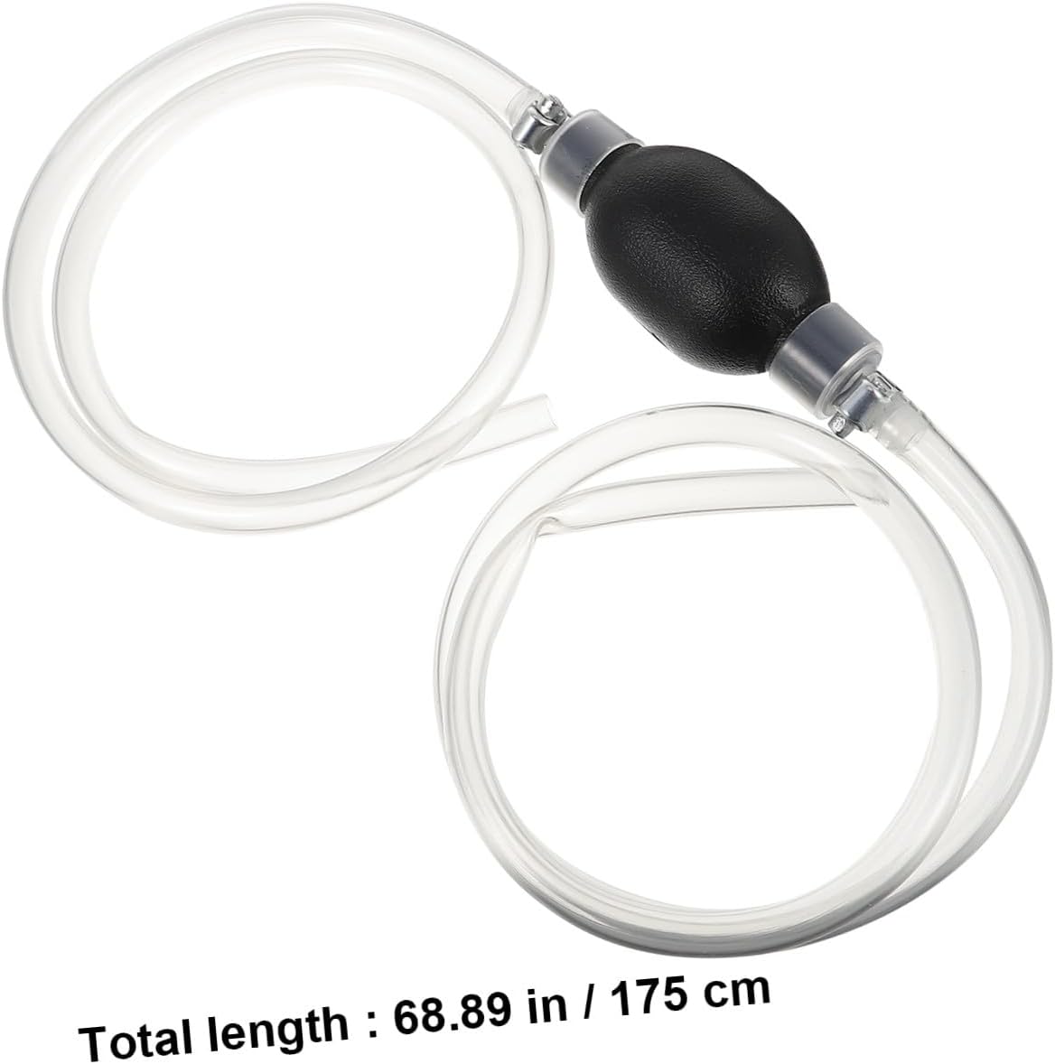 Hand Pump Fuel Transfer Siphon Pump with Rubber Hose Manual Gasoline Diesel for Car Accessories and Fish Tank Use