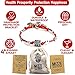 Red Silk String Bracelet - 72 Names of God Silver Tone Cube Charm for Health, Prosperity & Protection - Multi Charm Jewelry Gift for Women with Hamsa Hand, Fish & Heart Charms - 7
