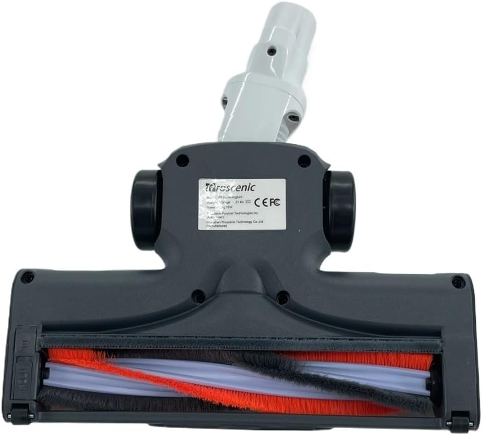 Parts Clean Motorized Floor Brush Head, Compatible for Proscenic P10Pro, P11, P12, P8, I9, P9GTS, P10, Cordless Vacuum Cleaner Accessories