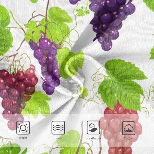 Fun Girls Underwear Toddlers 2t Cotton Cute Panties Girl Fruits Grape Clusters Purple Red Briefs Kids Undies3