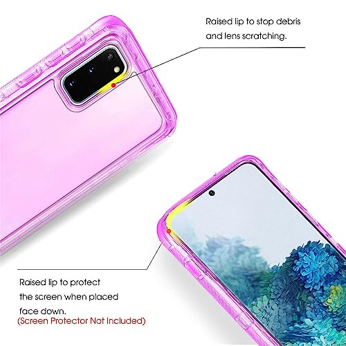 Coque Samsung S20 Ultra violette intégrale transparente Clear 360 - 6