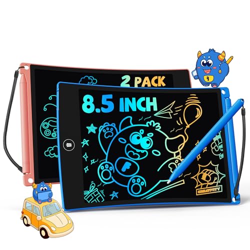 TEKFUN 8.5in 2 Pack LCD Writing Tablet for Kids Coloring
