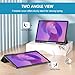 ProCase Smart Case for Lenovo Idea Tab Pro 12.7-Inch 2025 with Pen Holder, Slim Stand Tri-Fold Protective Tablet Cover Translucent Back Case Support Auto Wake/Sleep -Black