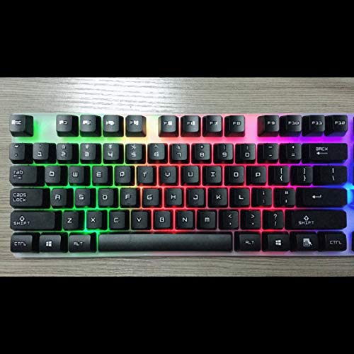 Kongqiabona-UK G21 USB Wired Mechanical Keyboard LED Colorful Backlight Gaming Keyboard Waterproof For PC Computer Gamer
